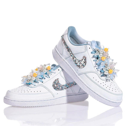 Nike Light Blue Ice Court Vision Glitter,Special