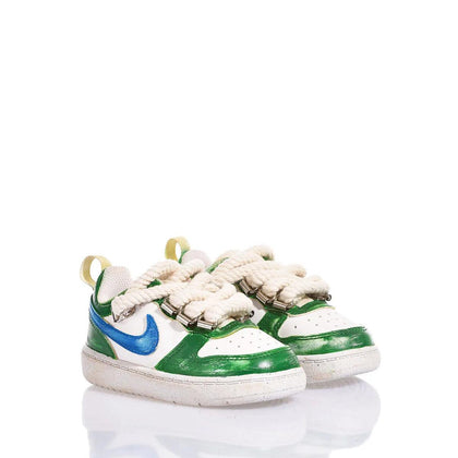 Nike Baby Green Vintage Court Vision Painting,Special