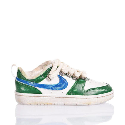 Nike Junior Green Vintage Court Vision Painting,Special