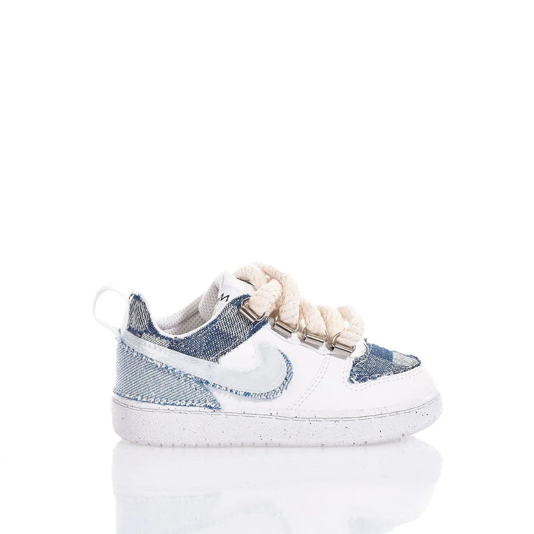 Nike Baby Denim Check Court Vision