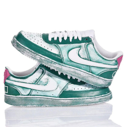 Nike Green Game Court Vision Painting