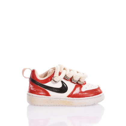 Nike Baby Red Vintage Court Vision Painting