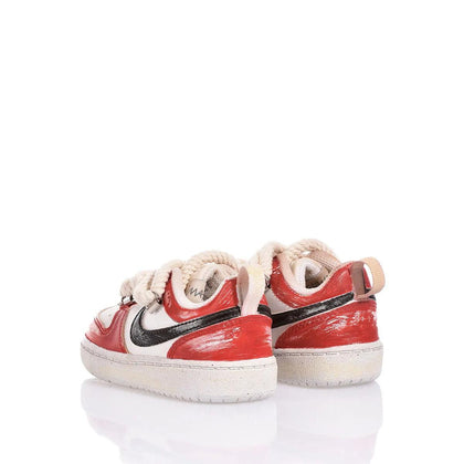 Nike Baby Red Vintage Court Vision Painting