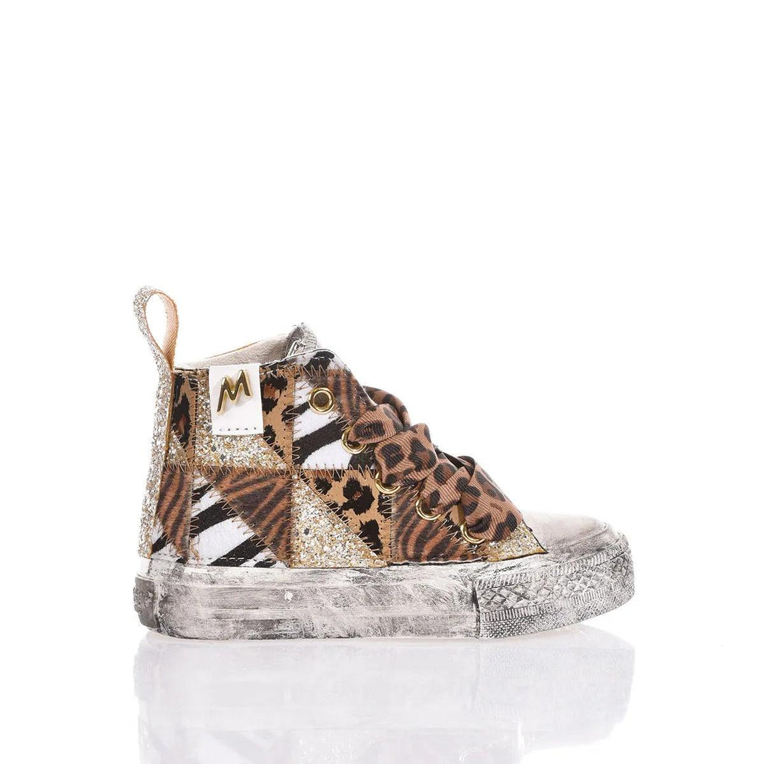 Mimanera Airlines Baby Jungle Patch Airlines Animalier, faded, glitter