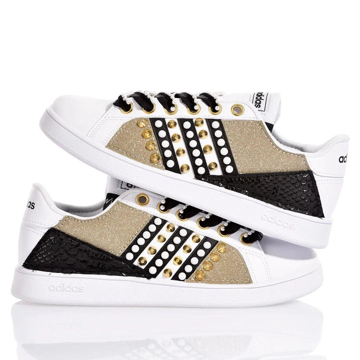 Adidas Studs & Pearls Advantage Studs,Glitter,Special