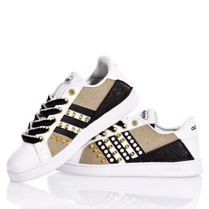 Adidas Studs & Pearls Advantage Studs,Glitter,Special