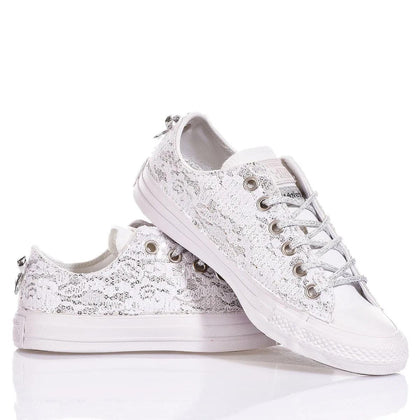 Converse Ox Glamor White Chuck Taylor Low Lace