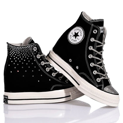 Converse Wedge Swarovski Black Converse