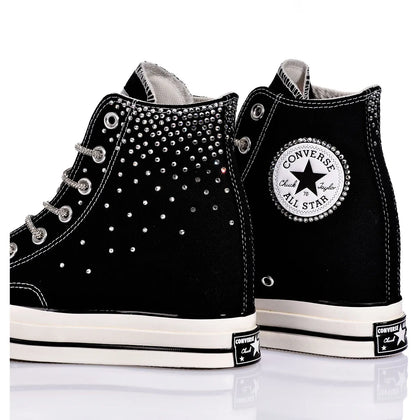 Converse Wedge Swarovski Black Converse