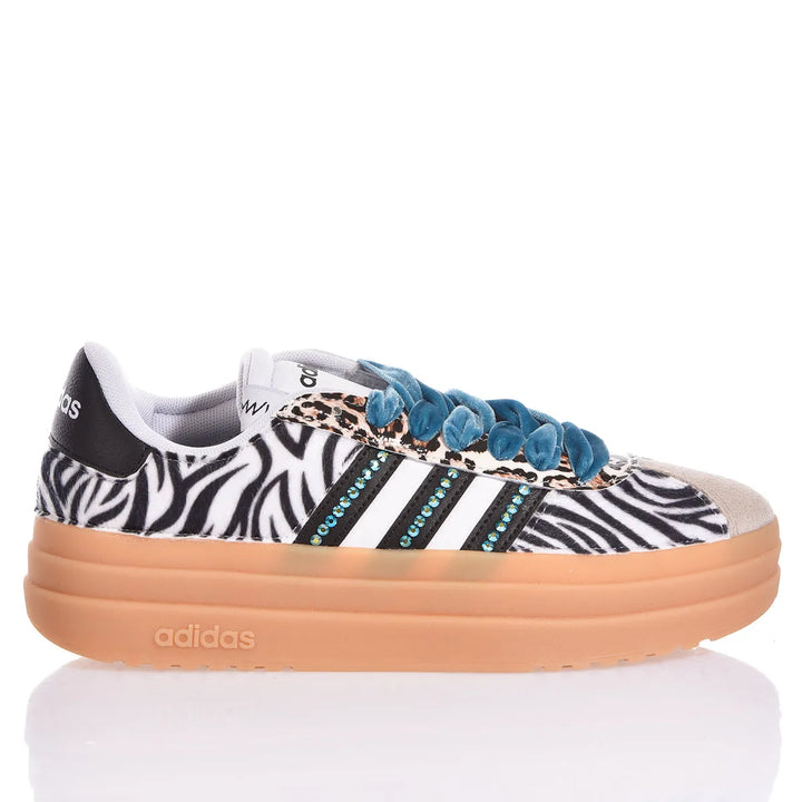 Adidas Bold Zebra Teal Adidas