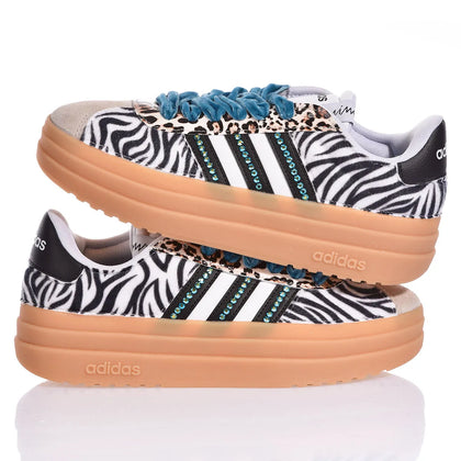 Adidas Bold Zebra Teal Adidas