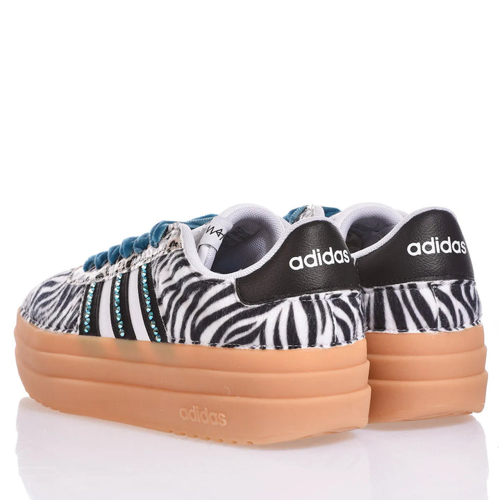Adidas Bold Zebra Teal Adidas