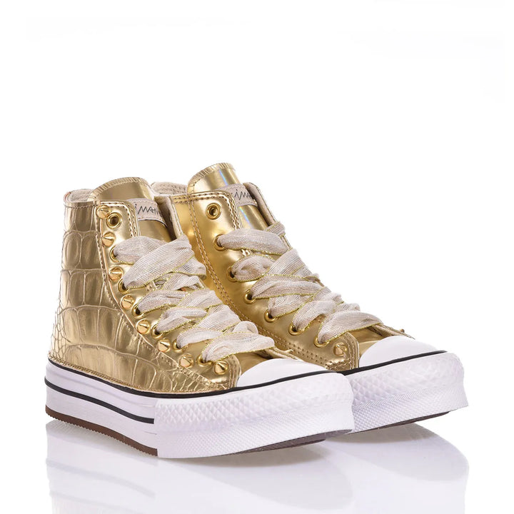 Converse Junior Croco Gold Converse