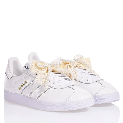 Adidas Gazelle White Glam Adidas