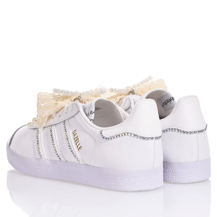Adidas Gazelle White Glam Adidas