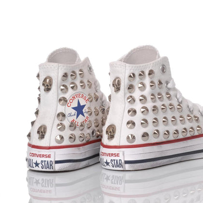 Converse Junior White Stud Chuck Taylor Hi Studs