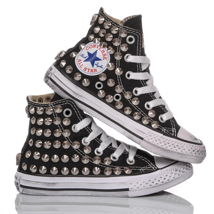 Converse Junior Black Stud Chuck Taylor Hi Studs