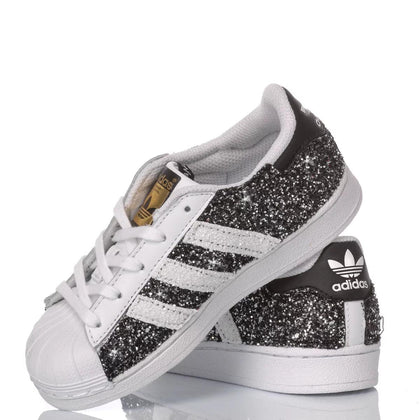 Adidas Superstar Junior Glitter Black Superstar Glitter