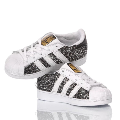 Adidas Superstar Junior Glitter Black Superstar Glitter