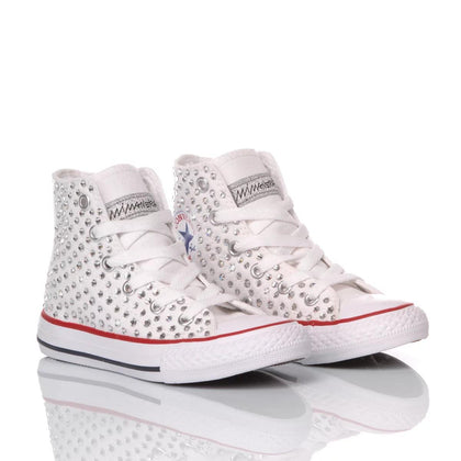 Converse Junior Swarovski White Chuck Taylor Hi Swarovski