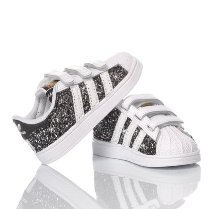 Adidas Superstar Baby Glitter Black Superstar Glitter