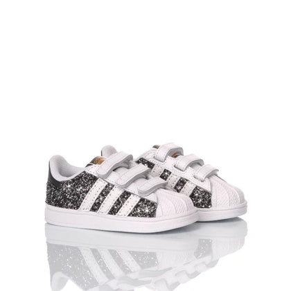 Adidas Superstar Baby Glitter Black Superstar Glitter