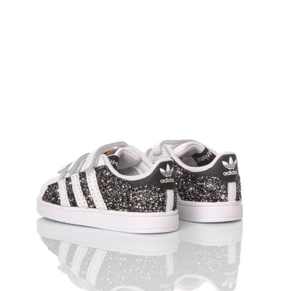 Adidas Superstar Baby Glitter Black Superstar Glitter