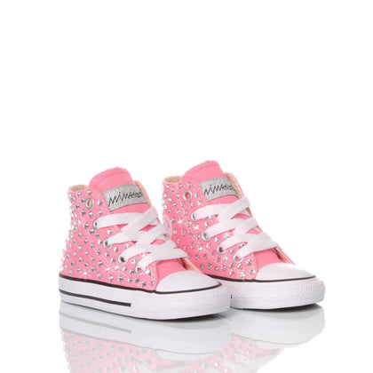 Converse Baby Swarovski Pink Chuck Taylor Hi Swarovski