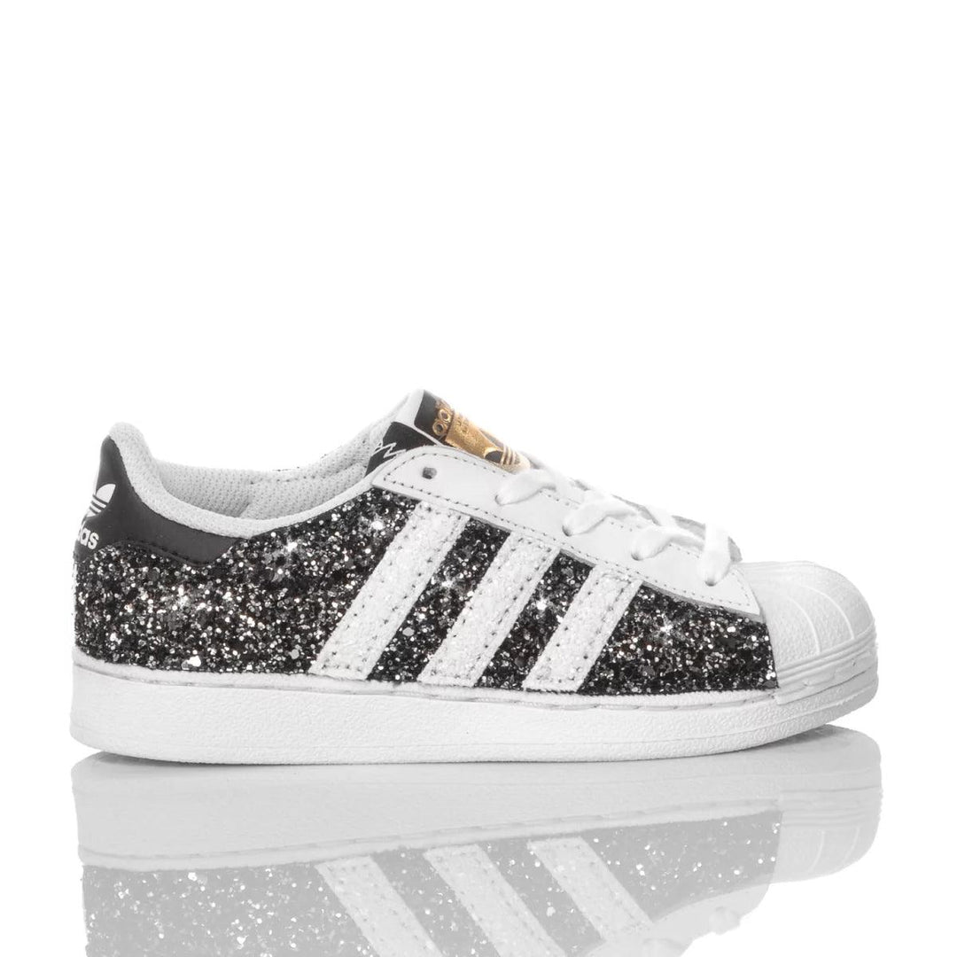 Adidas Superstar Junior Glitter Black Superstar Glitter