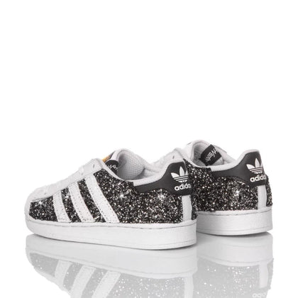 Adidas Superstar Junior Glitter Black Superstar Glitter