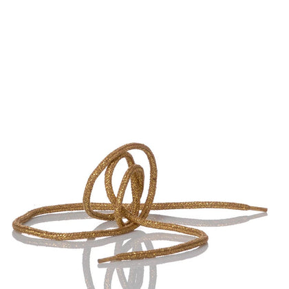 Gold Laminate Laces 140 cm