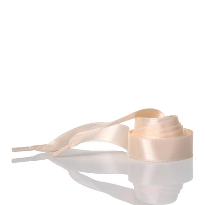 Cream satin laces 140 cm