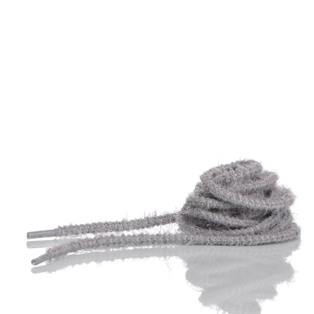Gray Braided Laces 110 cm