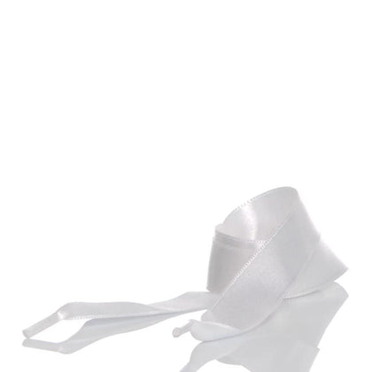 White Satin Laces 90 cm