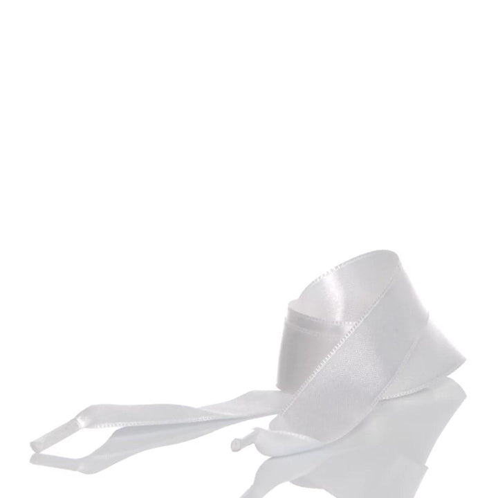 White Satin Laces 90 cm