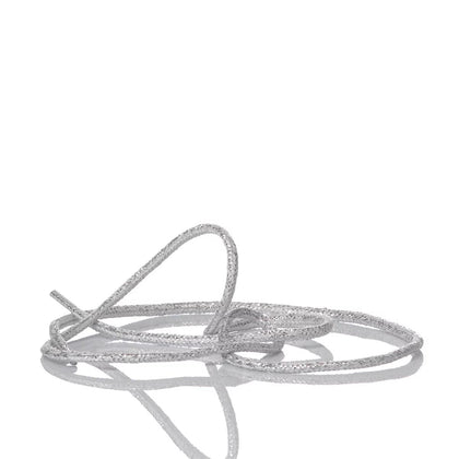 Silver Laminate Laces 90 cm