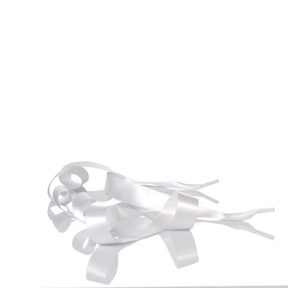 White Satin Laces 140 cm
