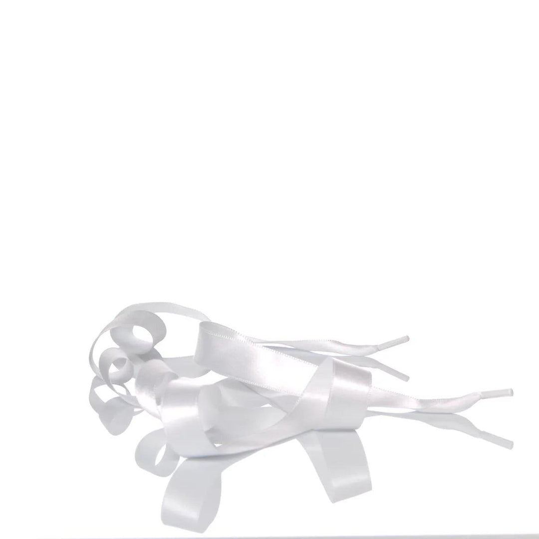 White Satin Laces 140 cm