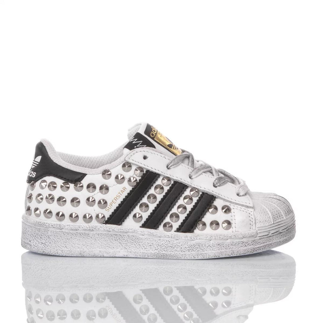 Adidas Superstar Junior London Silver Superstar Studs