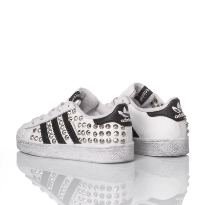 Adidas Superstar Junior London Silver Superstar Studs
