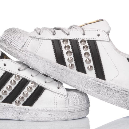 Adidas Superstar Junior London Silver Superstar Studs
