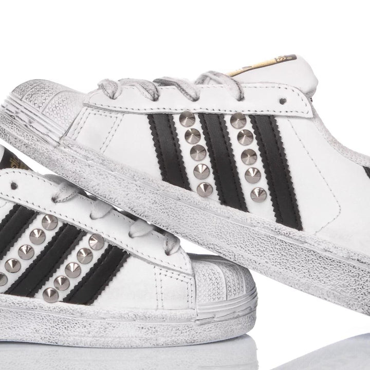 Adidas Superstar Junior London Silver Superstar Studs