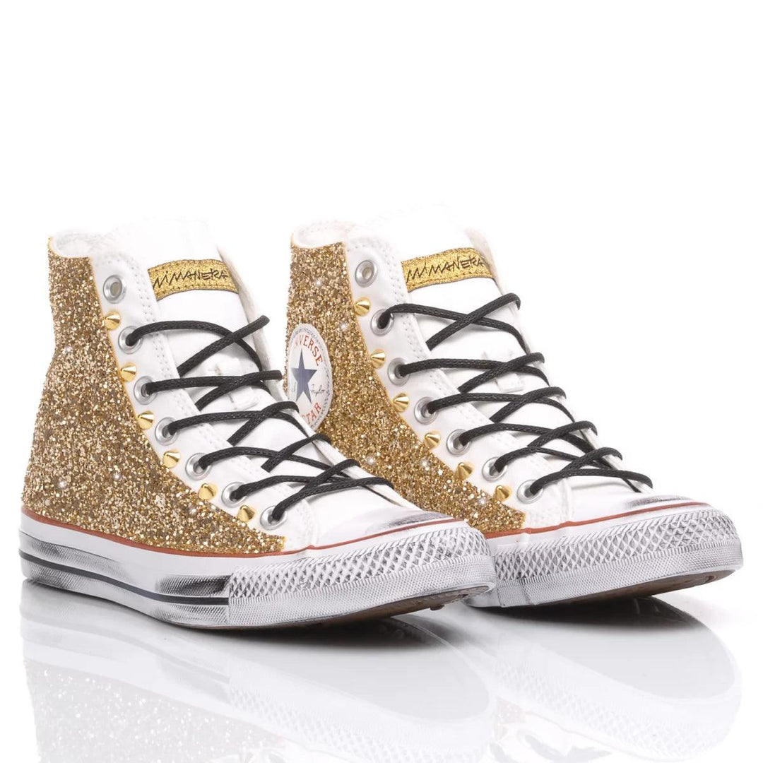 Converse Glitter Gold Chuck Taylor Hi Glitter