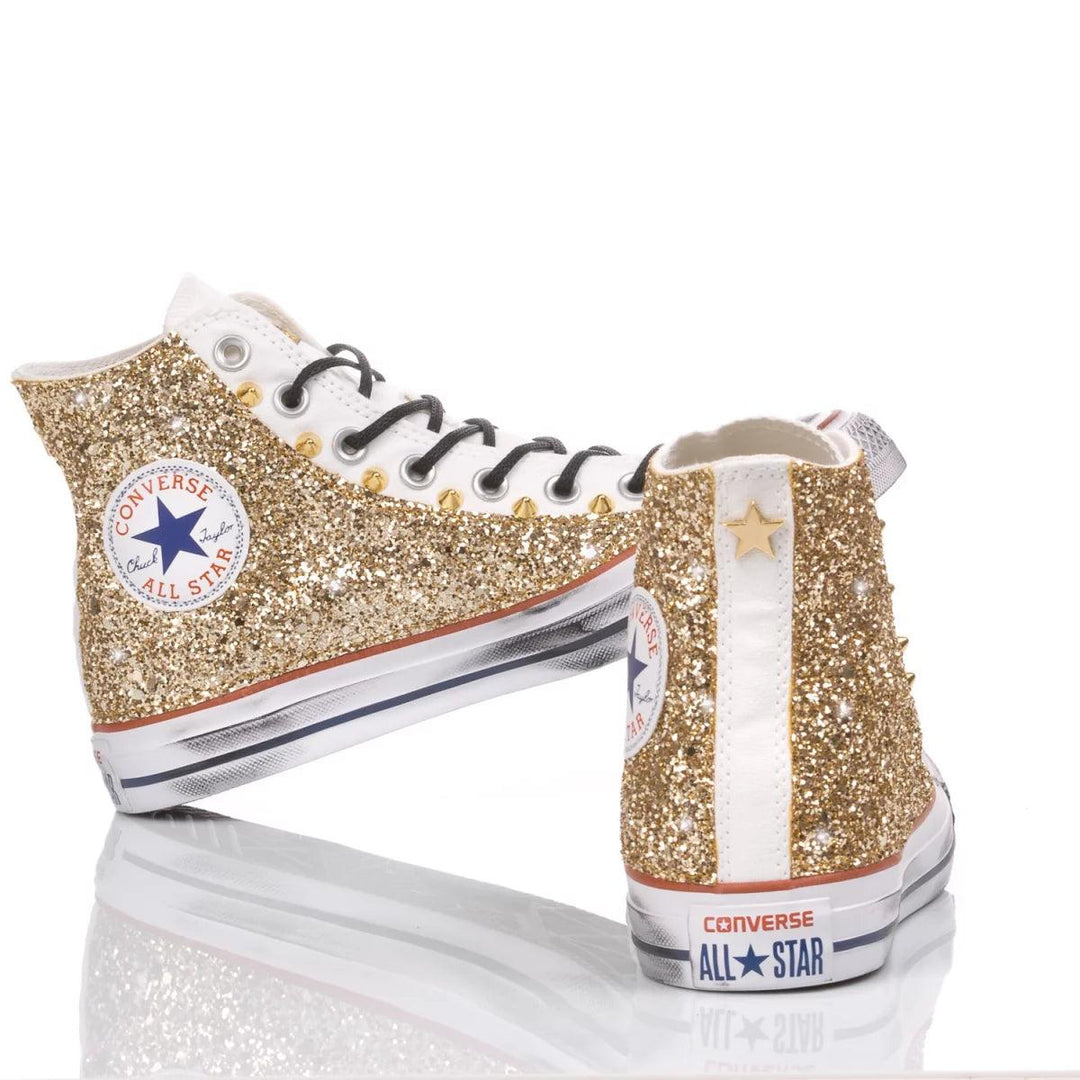Converse Glitter Gold Chuck Taylor Hi Glitter