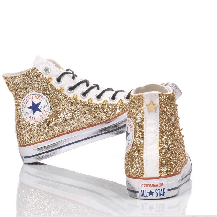 Converse Glitter Gold Chuck Taylor Hi Glitter