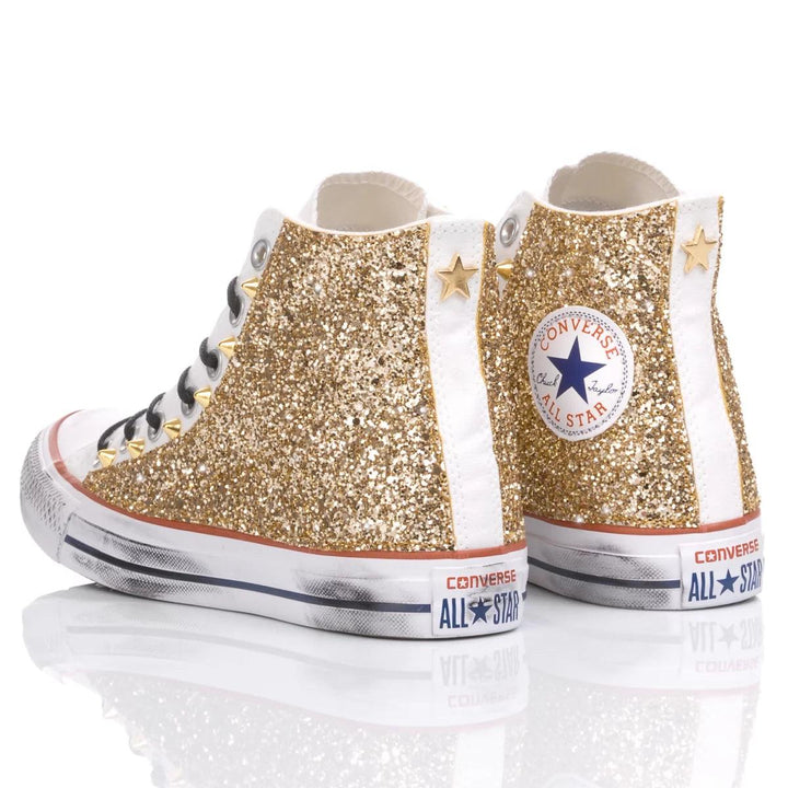 Converse Glitter Gold Chuck Taylor Hi Glitter