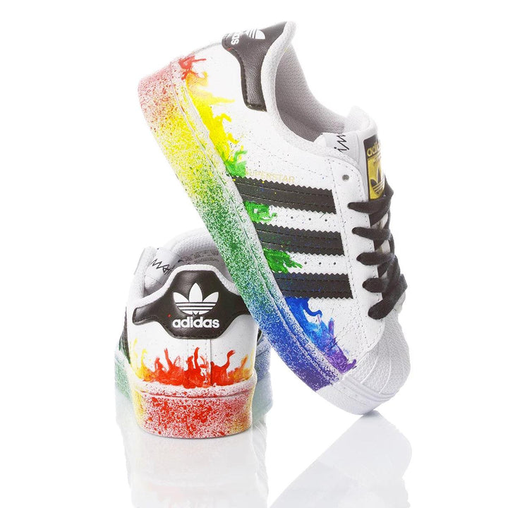 Adidas Superstar Junior Split Superstar Painting,Special