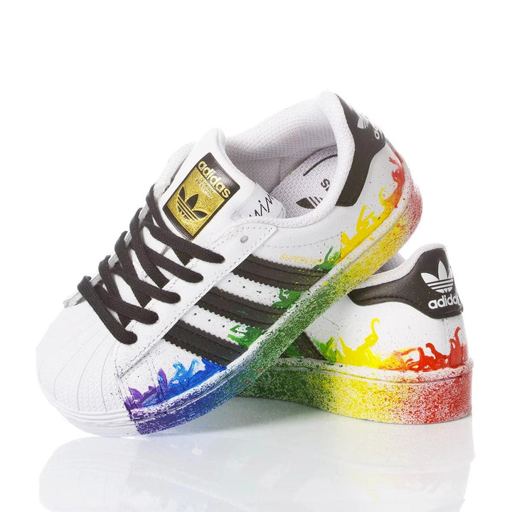 Adidas Superstar Junior Split Superstar Painting,Special