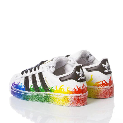 Adidas Superstar Junior Split Superstar Painting,Special