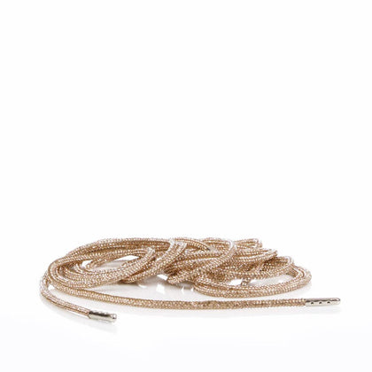 Gold Quartz laces 140 cm Swarovski